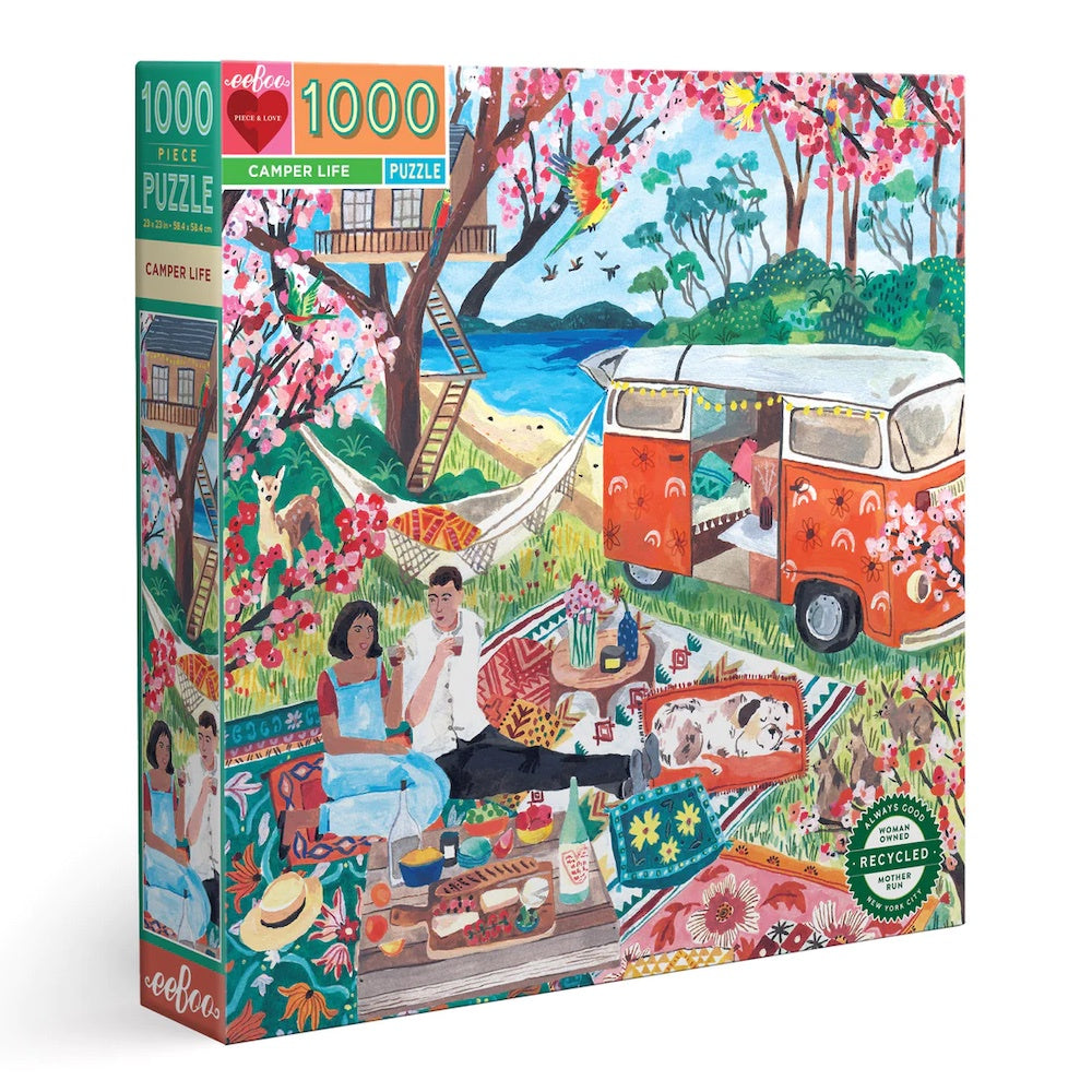 Eeboo Camper Life 1000pc Puzzle
