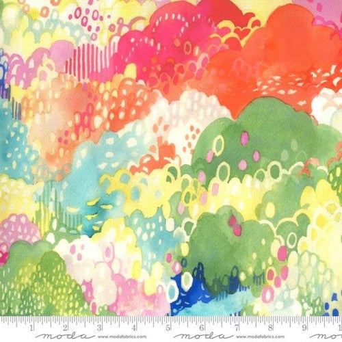 Fanciful Forest Treetops in Multi