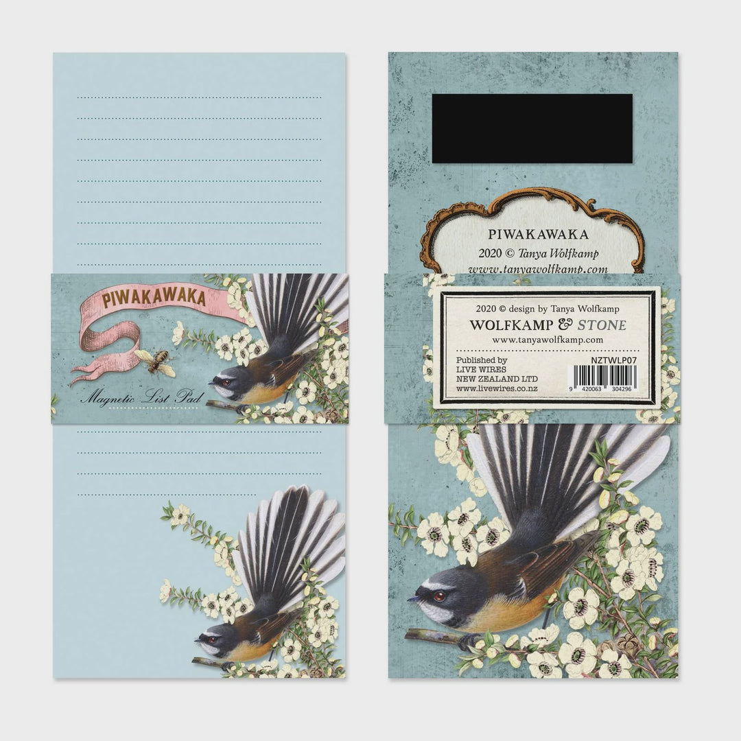 Piwakawaka Magnetic List Pad