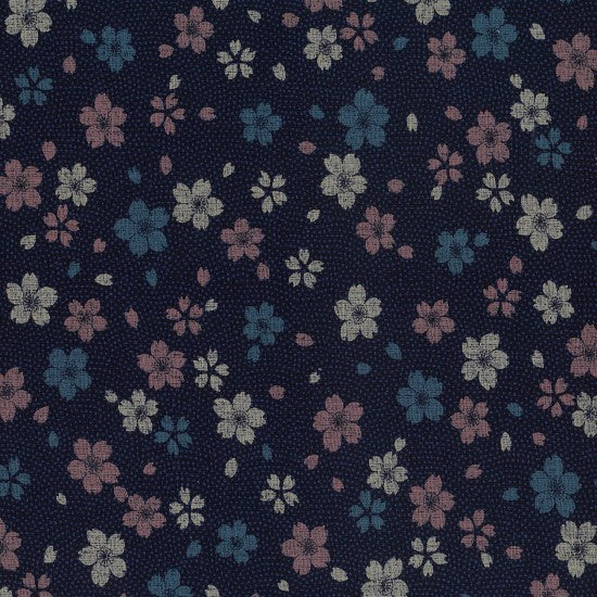 Kawa Blossoms on Navy