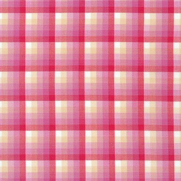 Kitchen Window Wovens Plaid in Watermelon