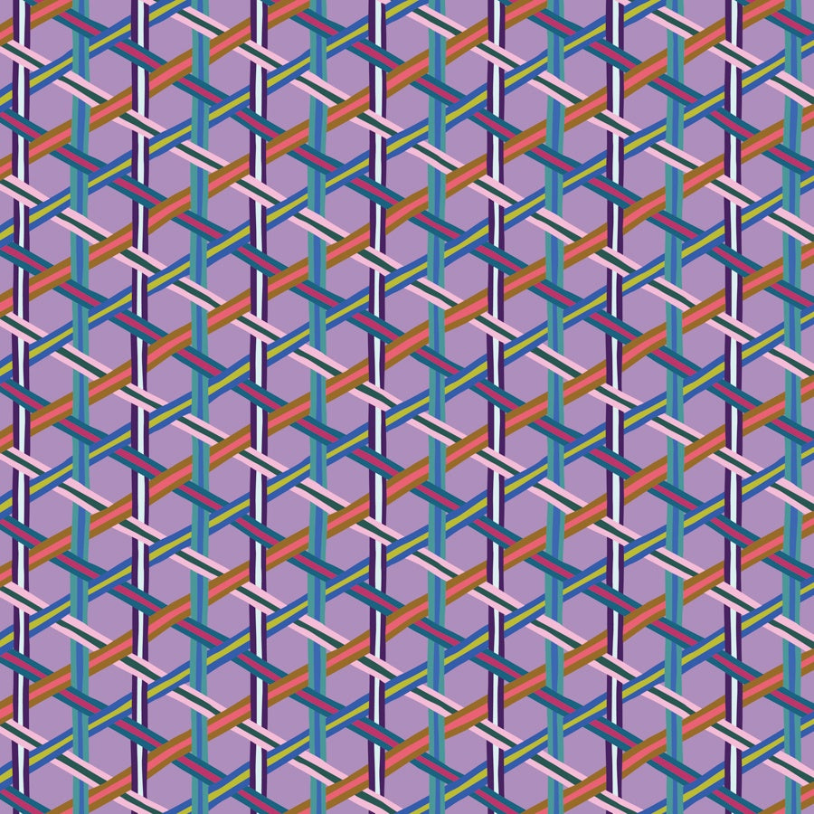 Swatch Book Wicker Weave in Lilac