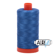 Aurifil Cotton Mako 2730 Delft Blue 50 wt