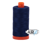 Aurifil Cotton Mako 2784 Dark Navy 50 wt