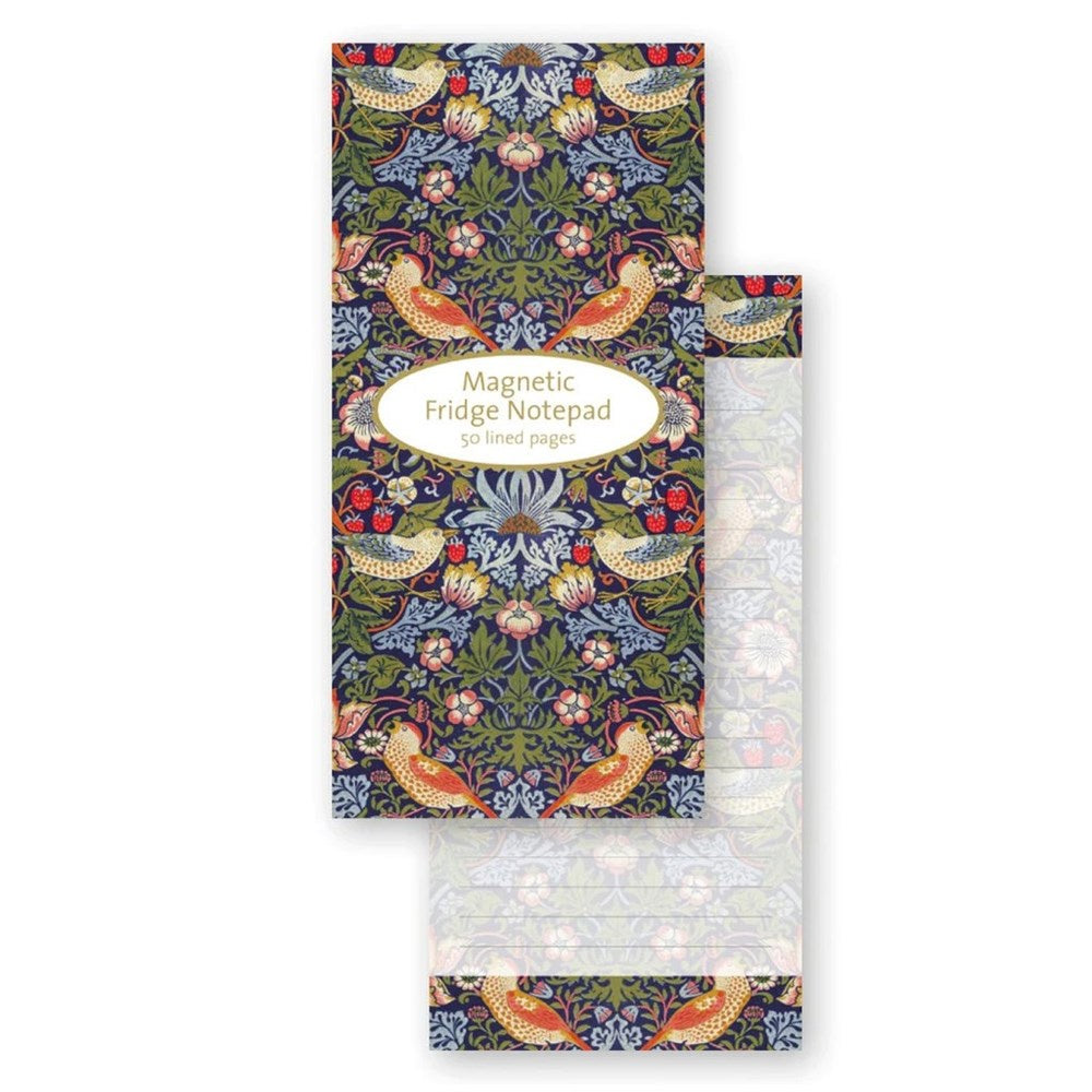 Museum and Galleries Strawberry Thief Magnetic Notepad.