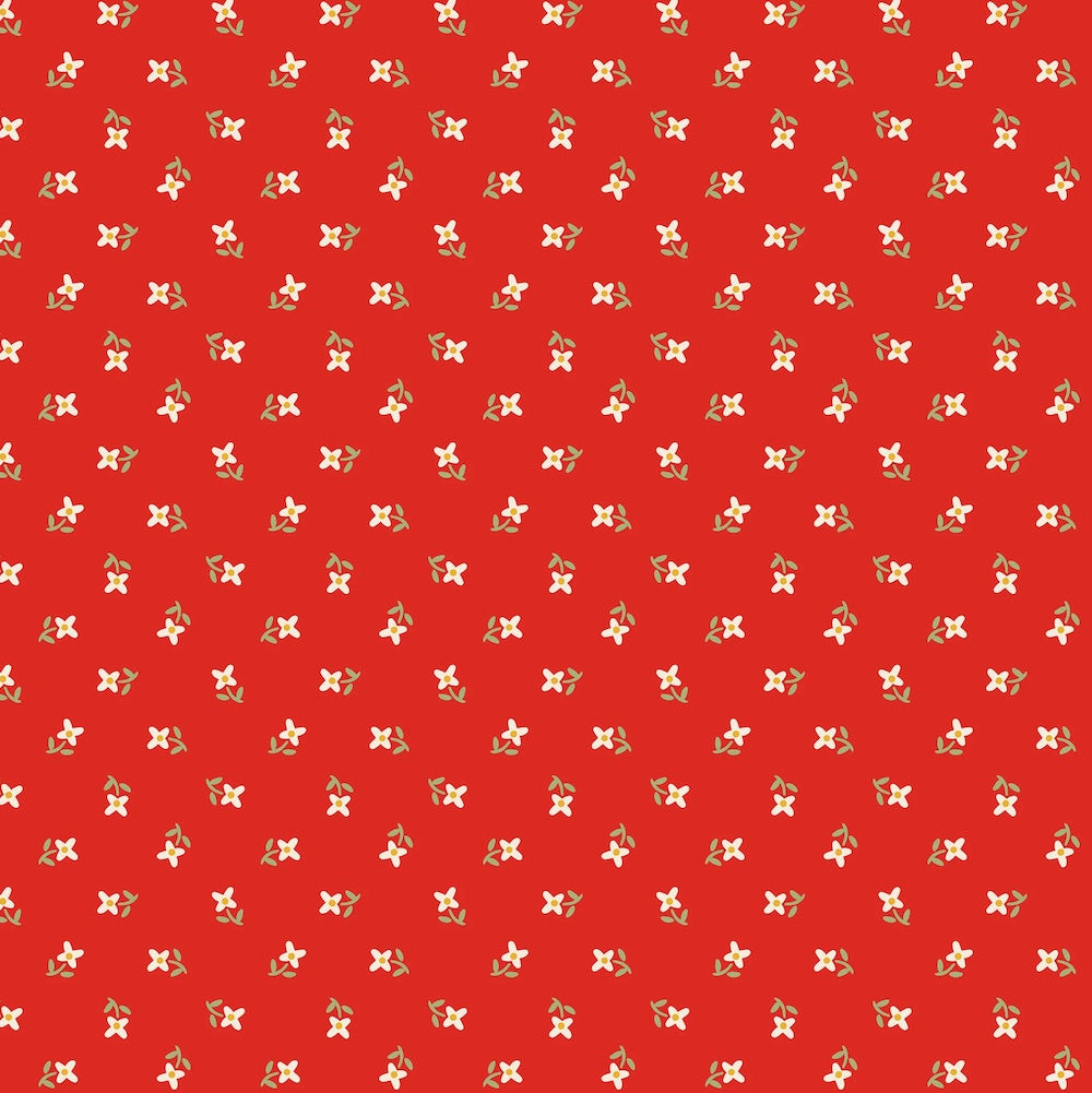My Favourite Things Vintage Apron in Red Remnant 20cm