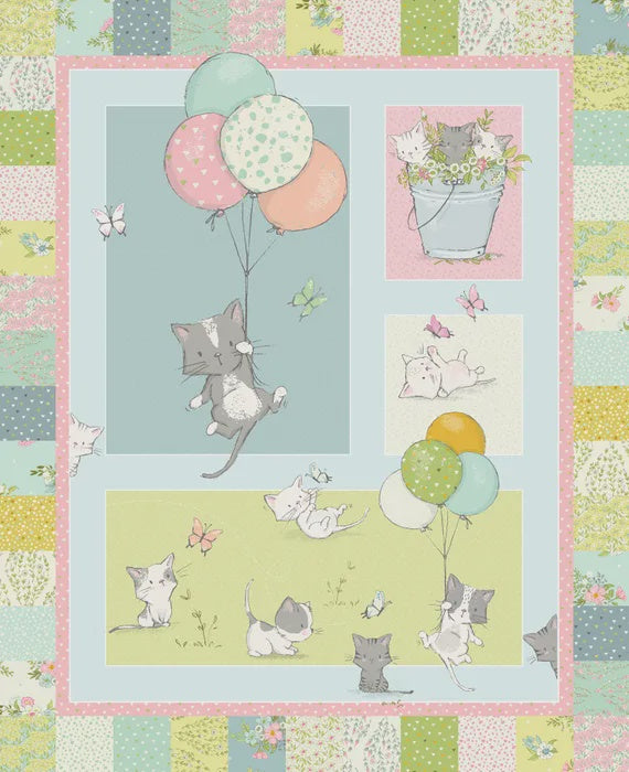 Playful Spring Cot Panel