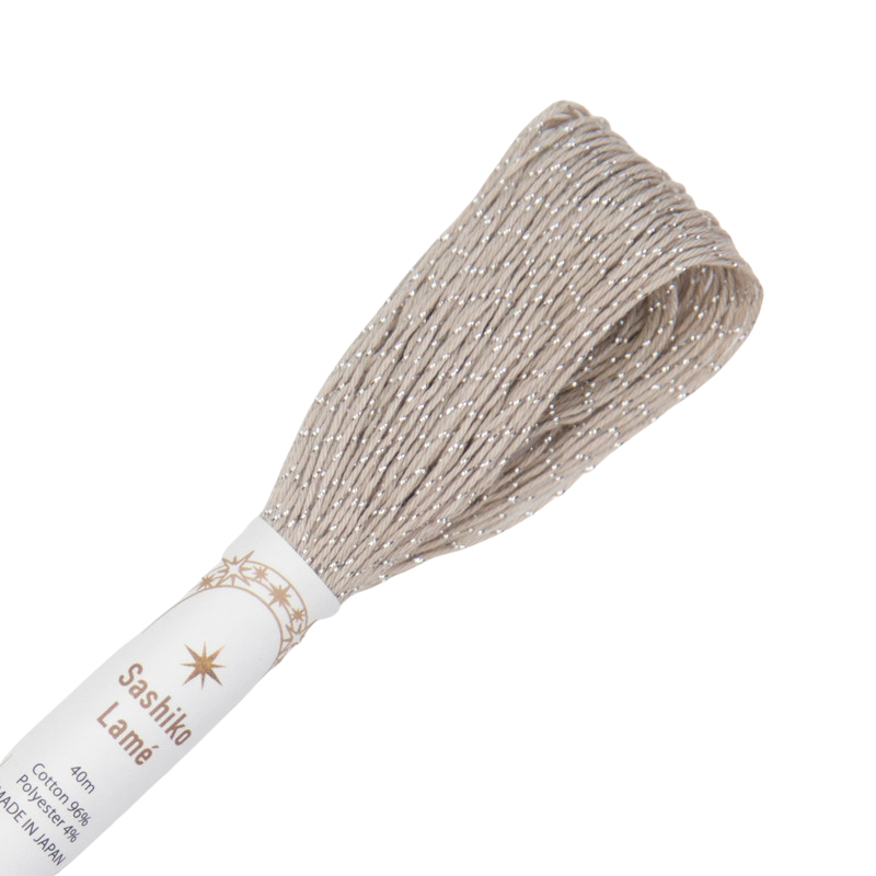 Olympus Sashiko Lamé Thread SL4 Beige