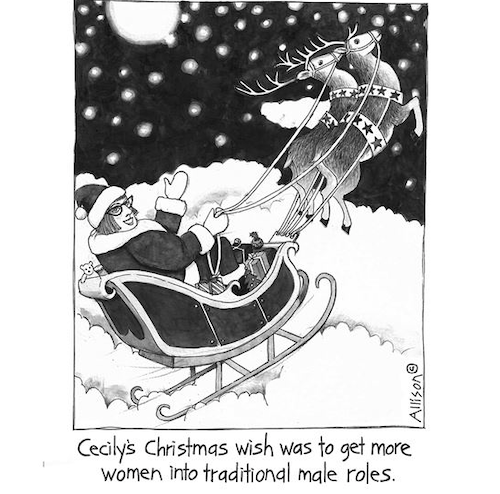 Cecily's Christmas Wish Tea Towel