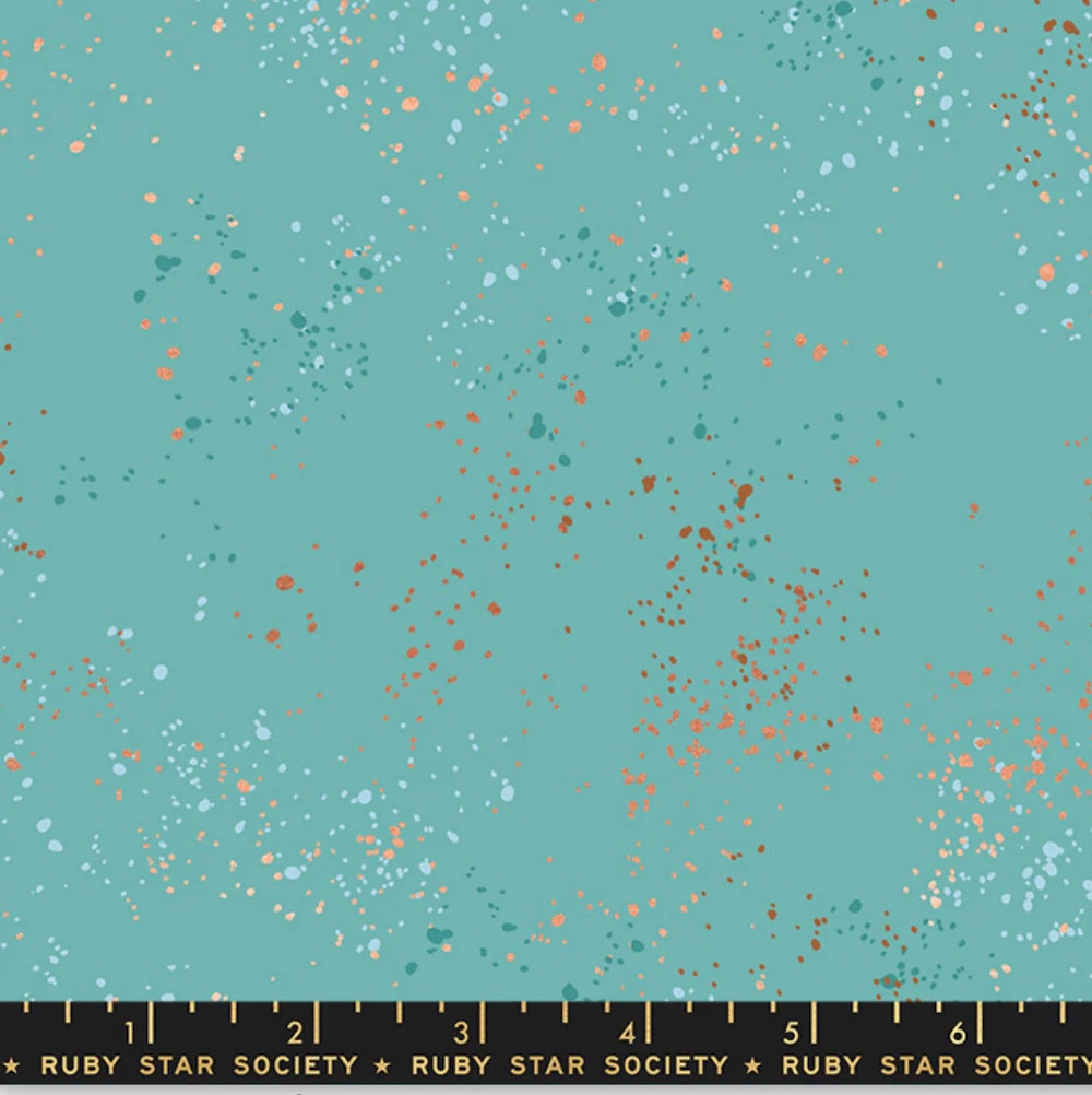 Speckled Turquoise Quilt Backer