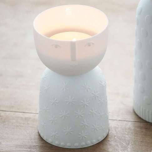 Stella Porcelain Candle Holder
