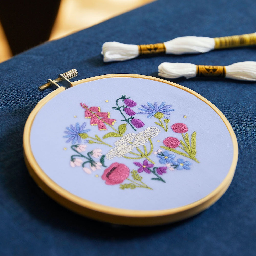 English Garden Embroidery Kit by Celeste Johnston