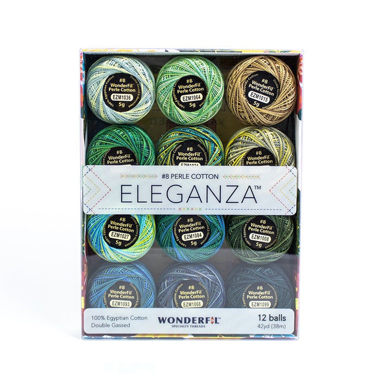 Wonderfil Eleganza Variegated Boxed Collection - Meadow