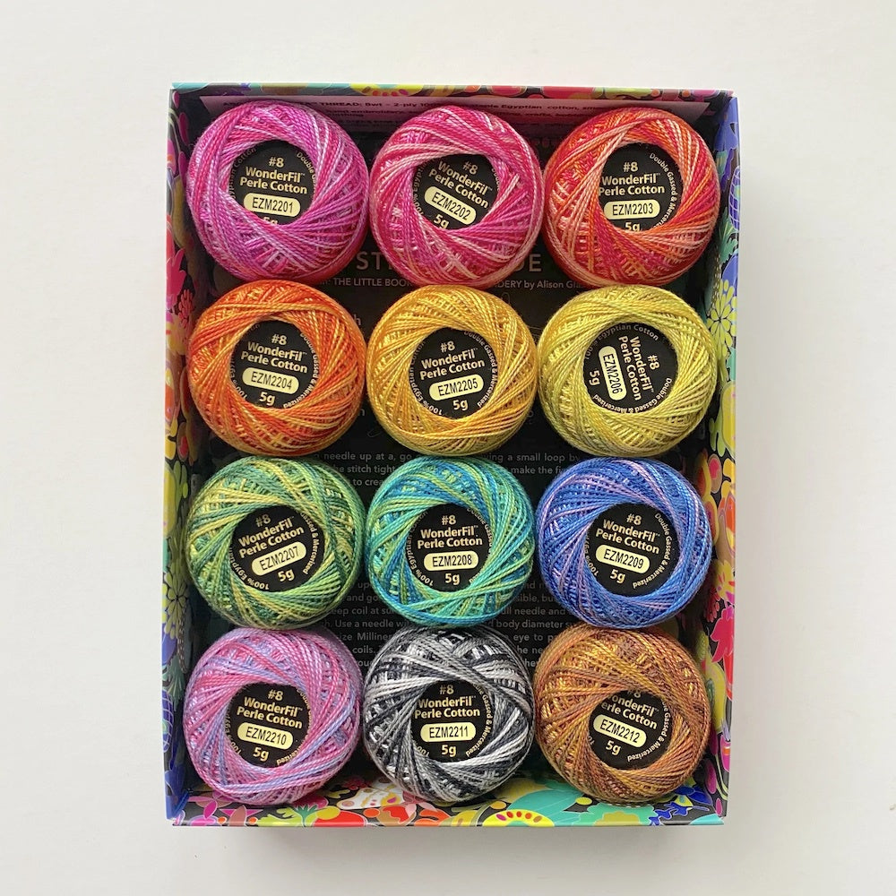 Alison Glass + Wonderfil Eleganza Variegated Boxed Collection - Stars