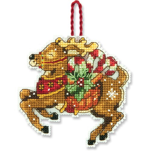 Dimensions Reindeer Ornament Cross Stitch Kit