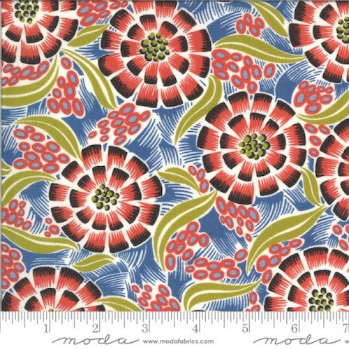 Winkipop Sea Anemonein Deep Water Blue - 1.25 metres