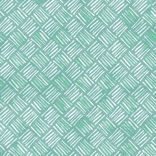 Soul Shine & Daydreams - Crosshatch in Teal