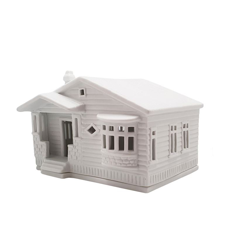Porcelain House Tealight - New Zealand Bungalow Porcelain House Tealight - New Zealand Bungalow