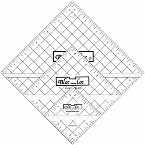 Bloc Loc Half Square Triangle 3 piece set