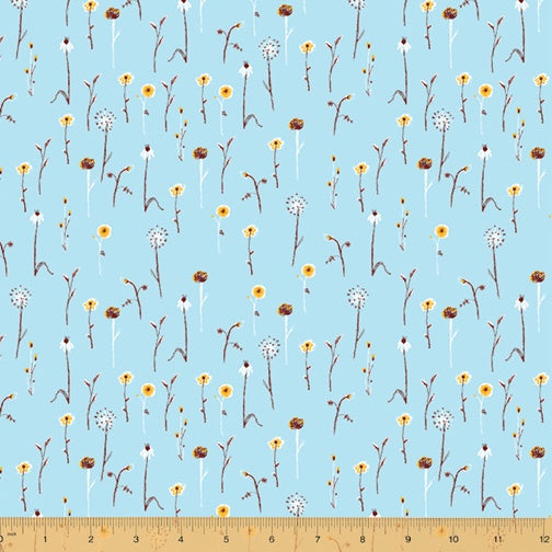 Far Far Away 3 Wildflowers in Light Blue