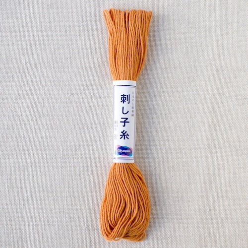 Olympus Sashiko Cotton Thread 4 Carrot Orange