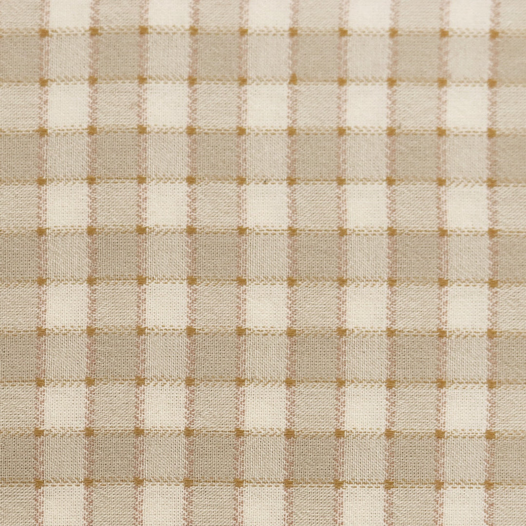 Japanese Yarn Dyed Nagoya Check Cream