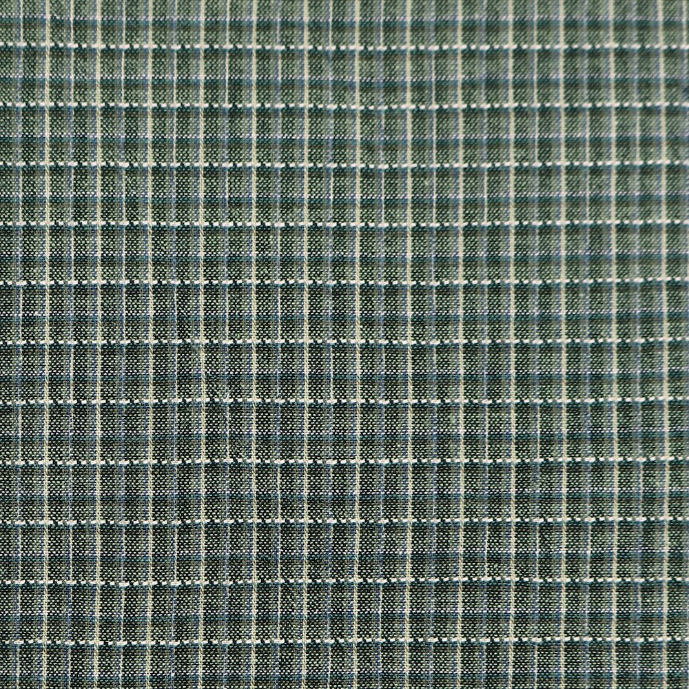 Japanese Yarn Dyed Nagoya Small Check Green