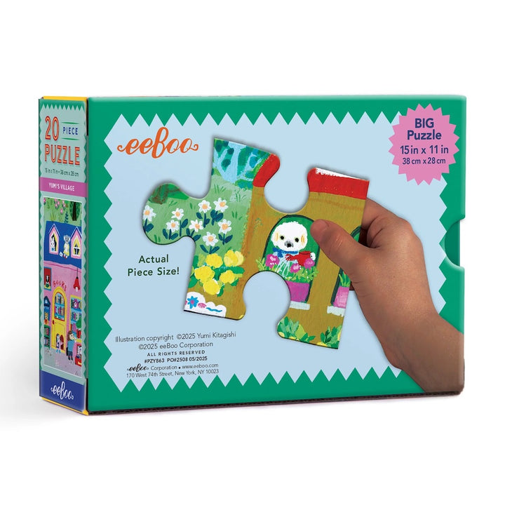 Eeboo Yumi's Village 20pc Puzzle