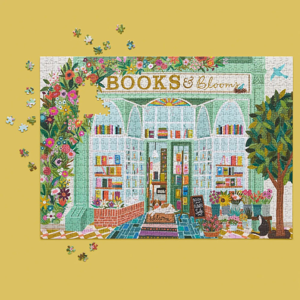 Werkshoppe Books & Blooms 1000pc Puzzle