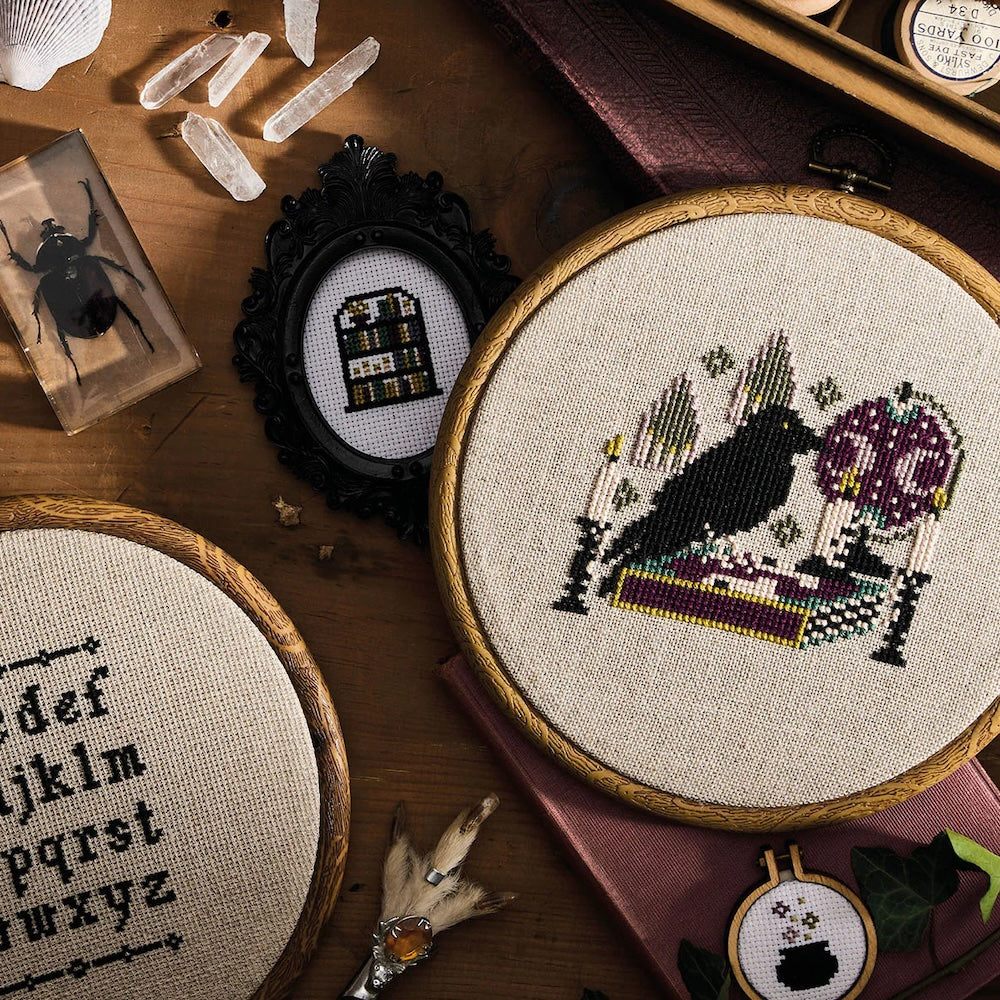 Cross Stitch Cabinet of Curiosities