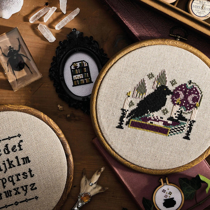 Cross Stitch Cabinet of Curiosities