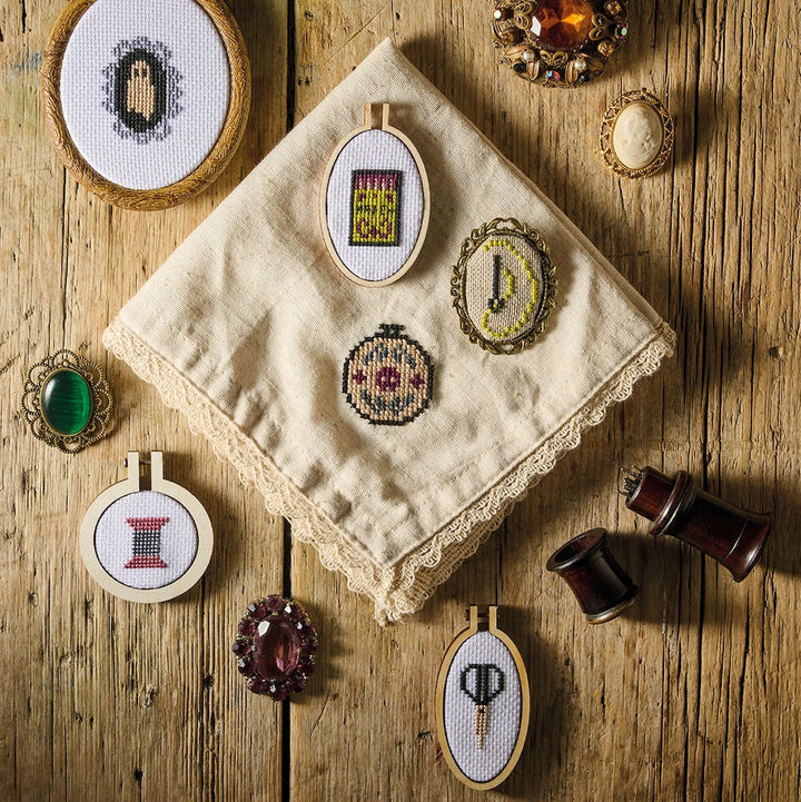 Cross Stitch Cabinet of Curiosities