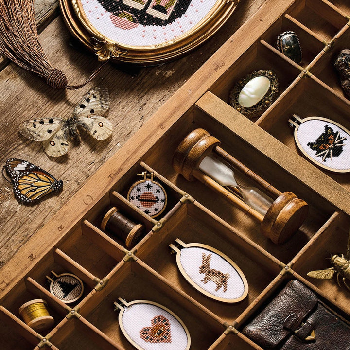 Cross Stitch Cabinet of Curiosities