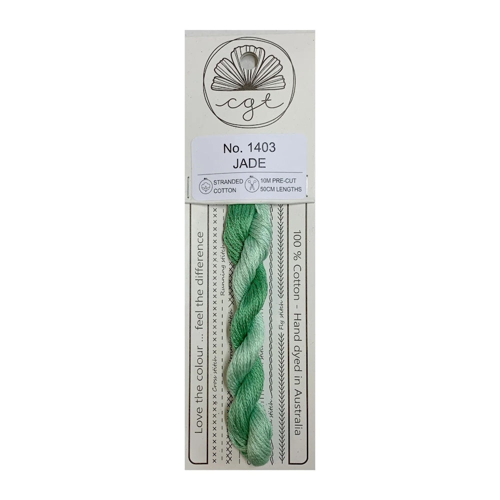 Cottage Garden Threads - 1403 Jade Stranded Cottage Garden Threads - 1403 Jade Stranded