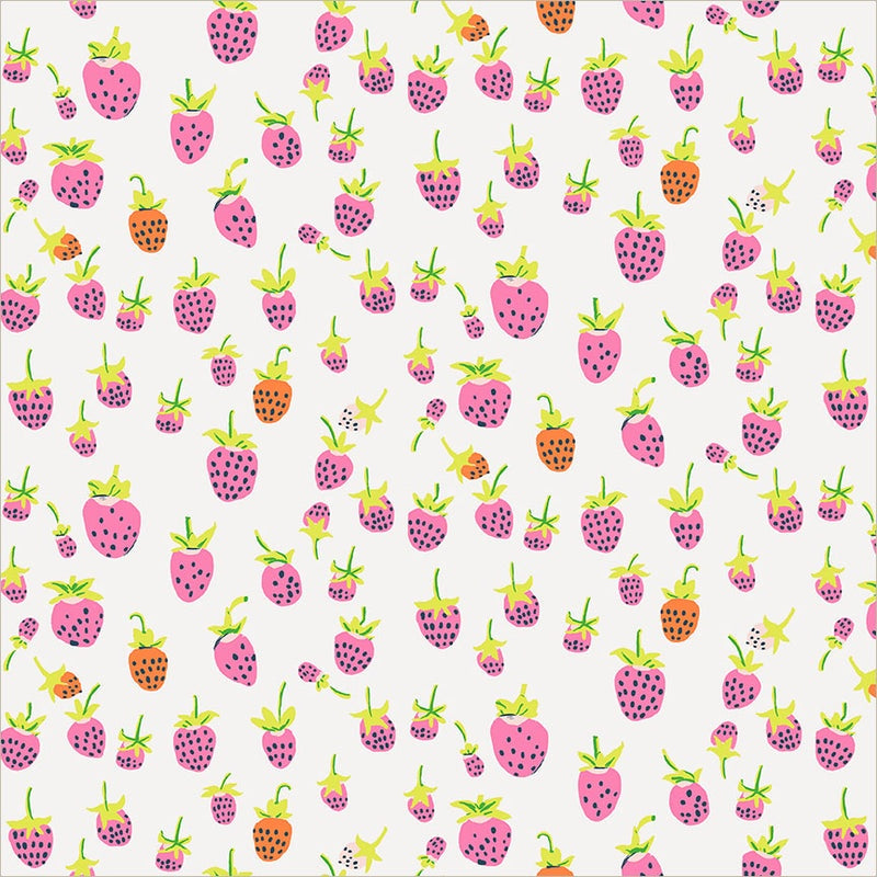 Heather Ross Favorites Strawberries in Blush
