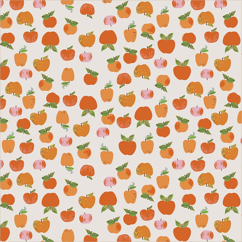 Heather Ross Favorites Apples in Red