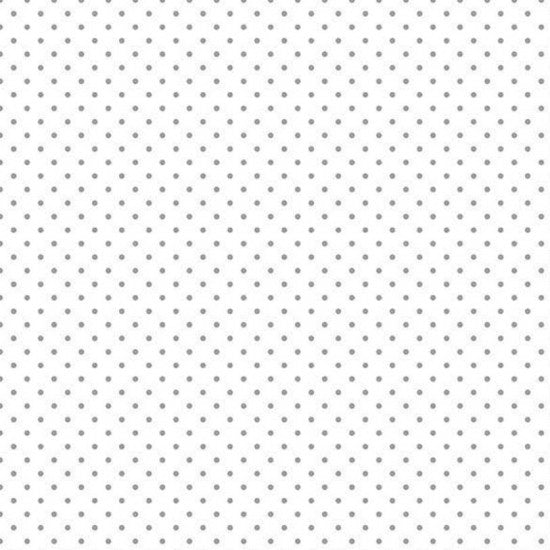 Pin Dot Grey on White