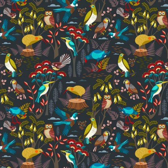 Birdsong Forest in Grey
