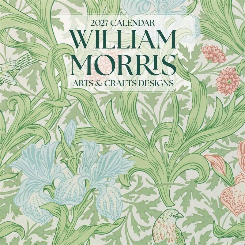 William Morris Arts & Crafts 2027 Wall Calendar