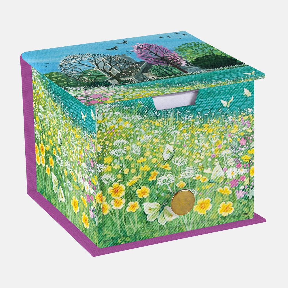 Country Stroll Memo Cube