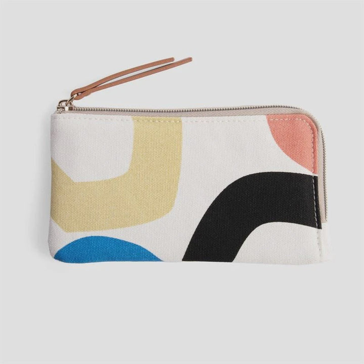 Abstract Padded Zip Pouch