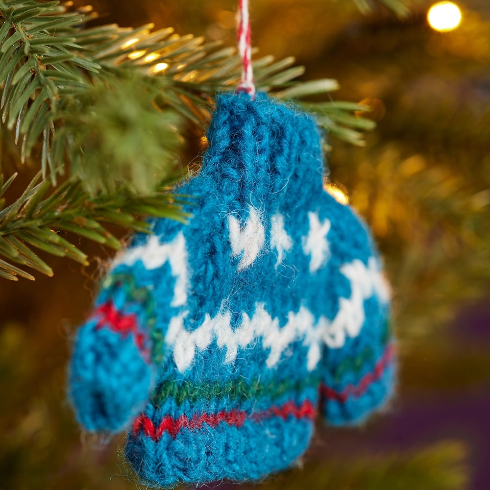 Fair Isle Wool Jumper Decoration