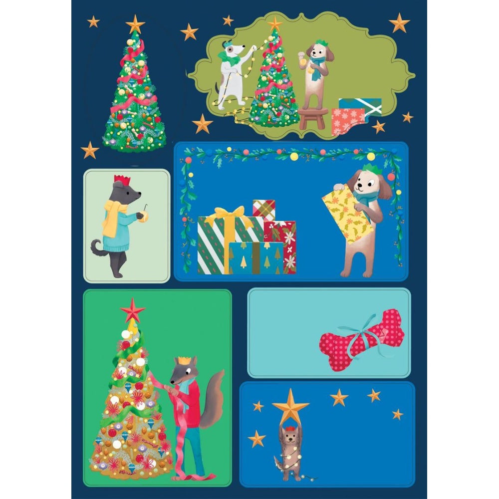 Bow Wow Wow Sticker Labels