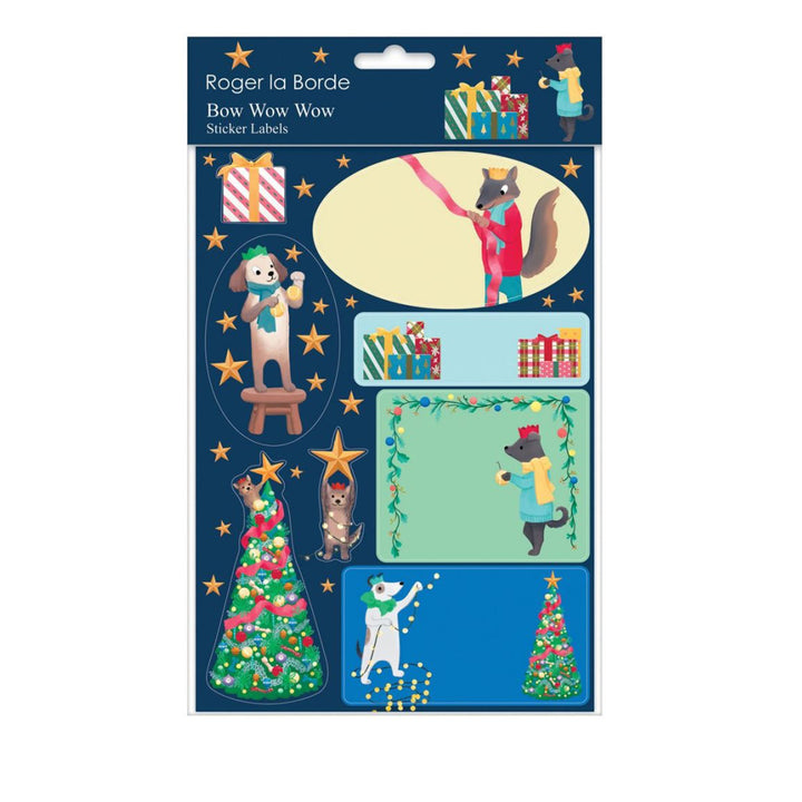 Bow Wow Wow Sticker Labels