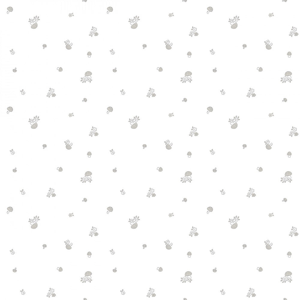 Lights On Blooms - White on White