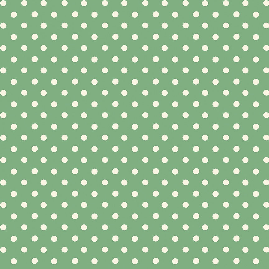 Cath Kidston Signature Collection Button Spot Green