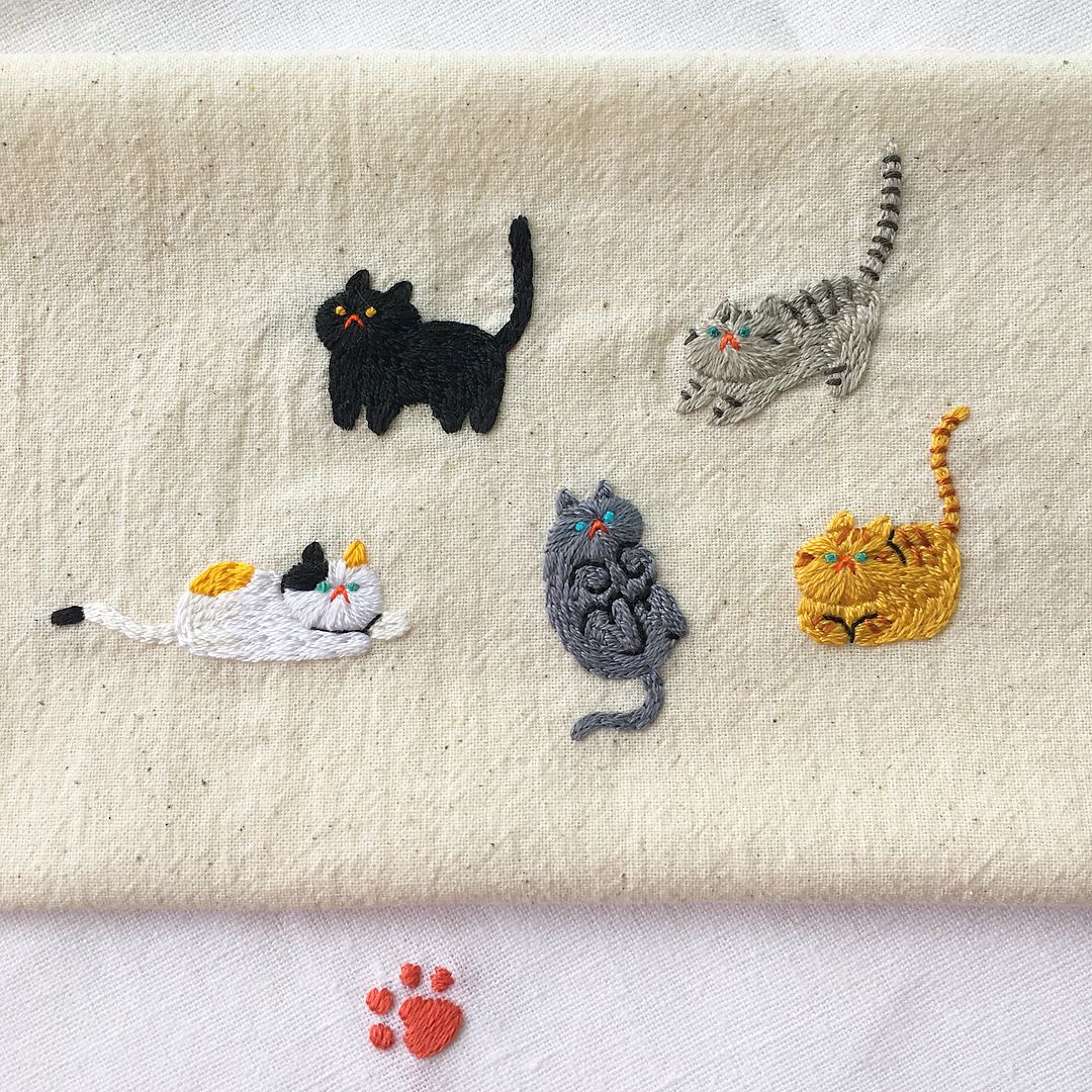 Cat Mania Embroidery