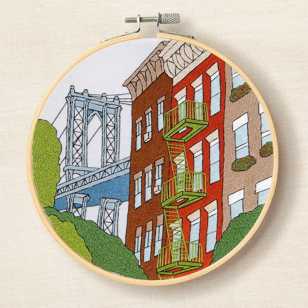 DMC Embroidery Kit- New York by Kseniia Guseva