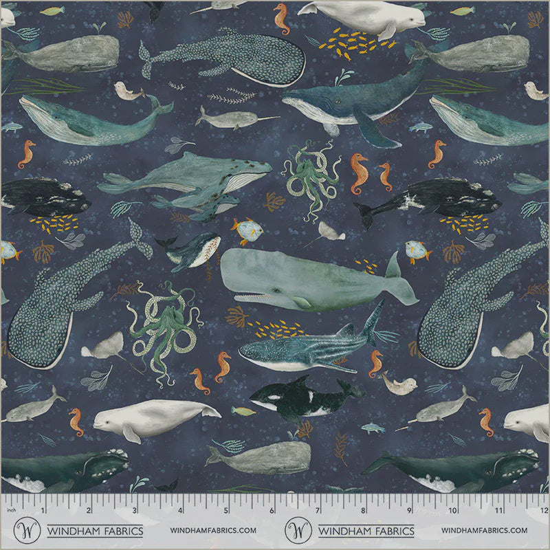 Deep  Blue Creatures of the Sea