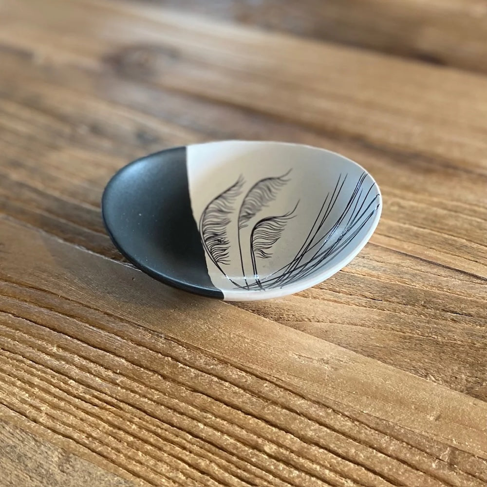 Coastal Toetoe Dipped Bowl 10cm